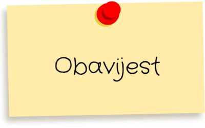 OBAVIJEST – RUČAK U ŠKOLI