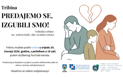 ONLINE TRIBINA ZA RODITELJE “PREDAJEMO SE, IZGUBILI SMO!”