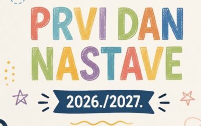 OBAVIJEST – PRVI DAN NASTAVE